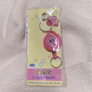 Kirby Retractable Keychain/ID Card Holder
